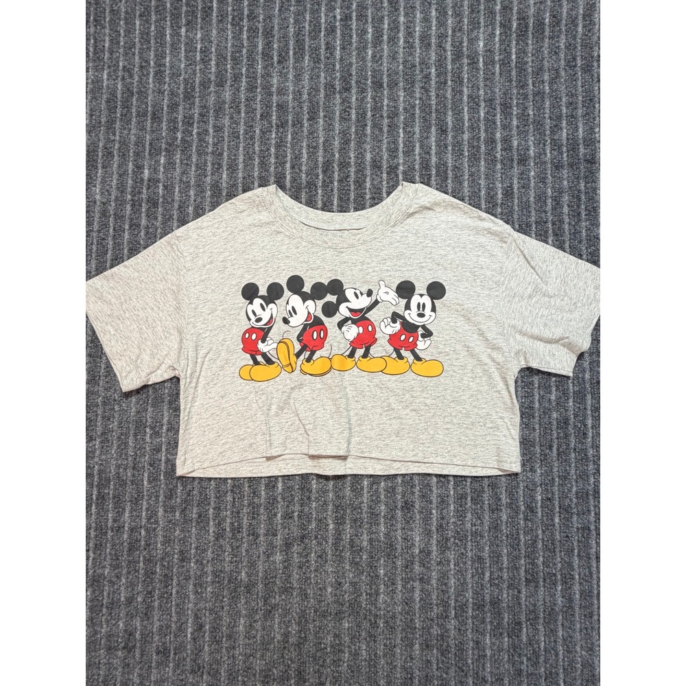 Disney Mickey Mouse Crop Top Womens Small Disneycore Vacation Casual Summer